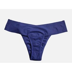 NEW Hanky Panky Womens Navy Blue Lycra Spandex Stretch Panty Large - EAH